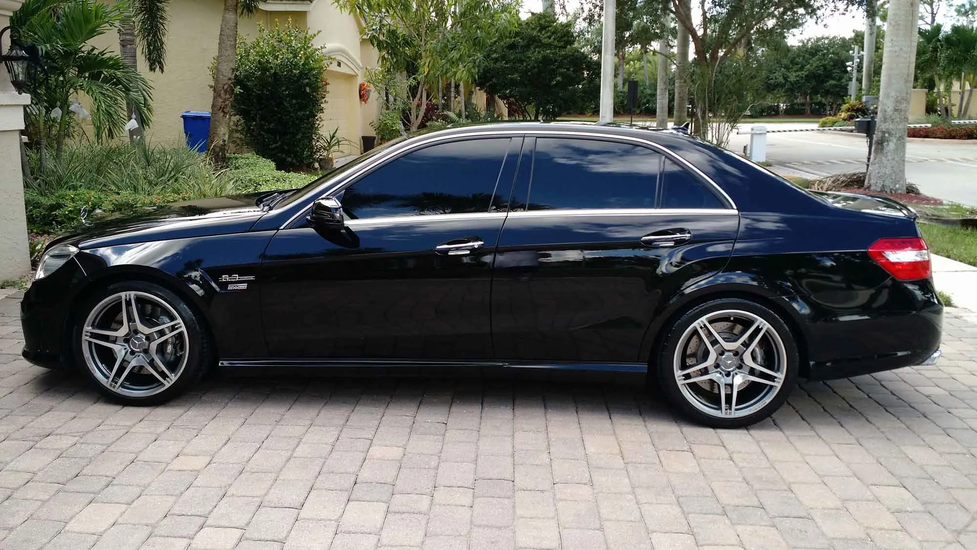 Mercedes e63 AMG in black