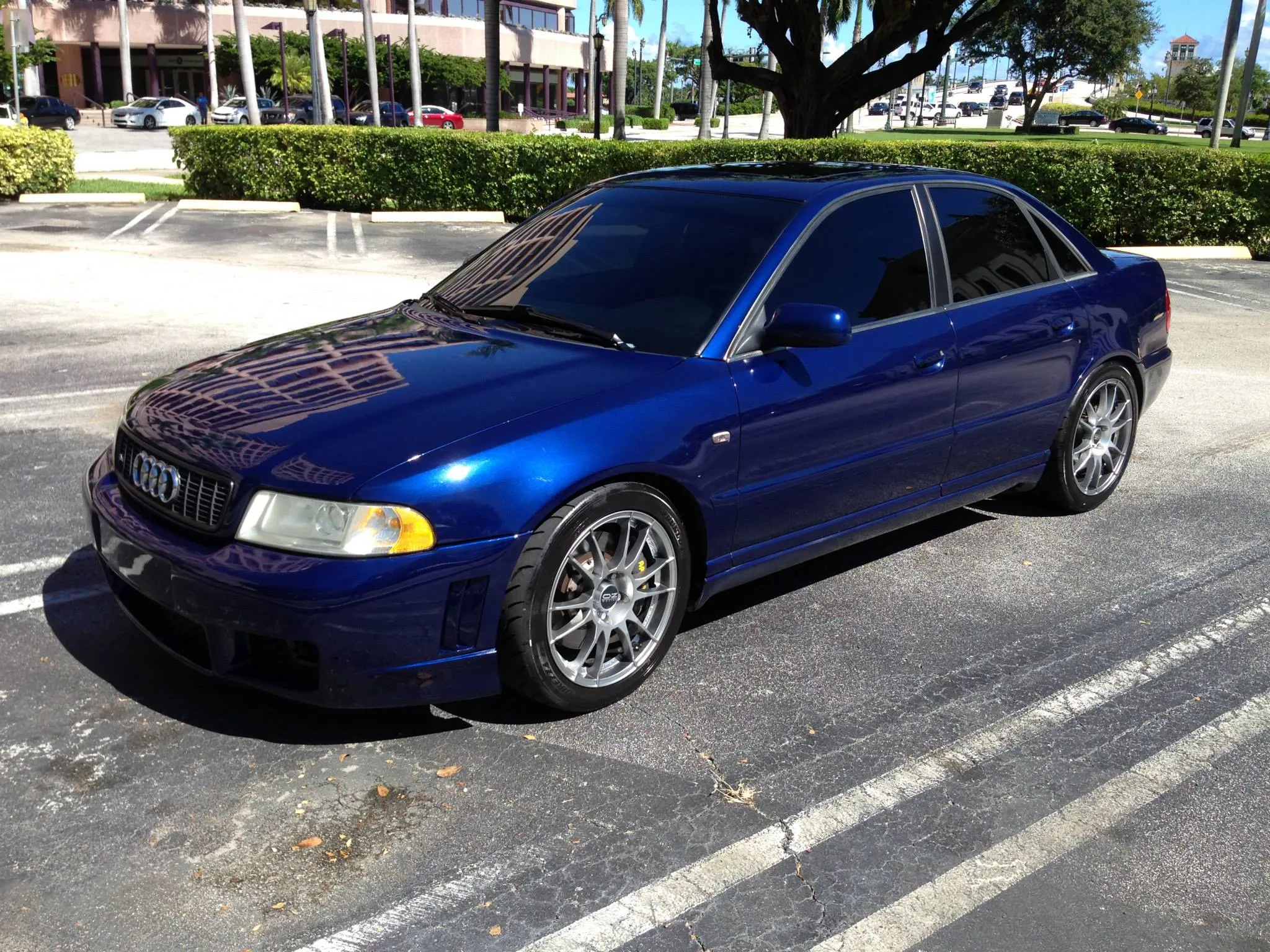 Audi S4 in Santorin Blue
